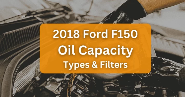 2018 Ford F-150 Oil Type and Capacity (All Engines)