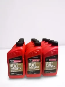 SAE 5W-50 Ford Motorcraft XO-5w50-QGT Full Synthetic Motor Oil 12 qt case