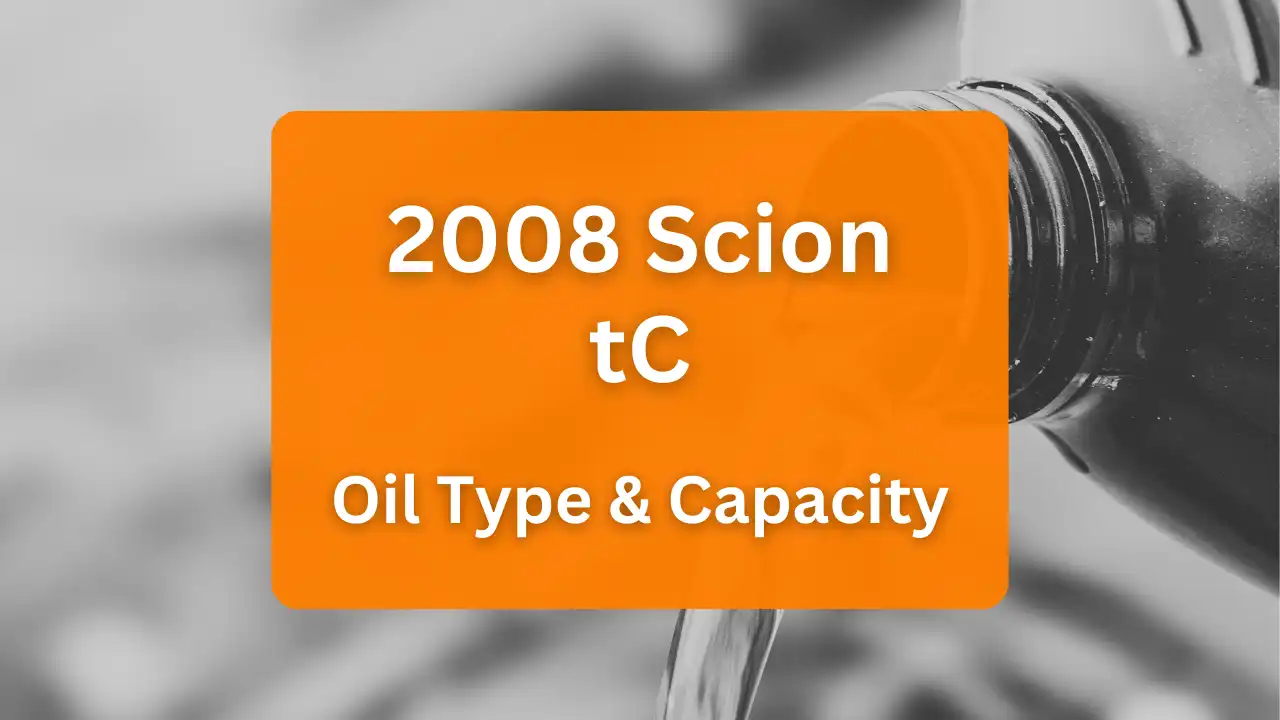 Oil Requirements and Guide, Oil Capacity, Oil Type/Viscosity, and Oil Filter.