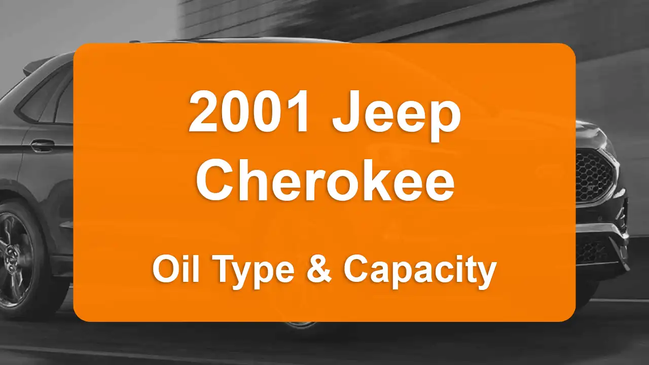 Oil Requirements and Guide - Oil Capacity: 6 quarts - Oil Type/Viscosity: SAE 5W-30 - Oil Filter: .