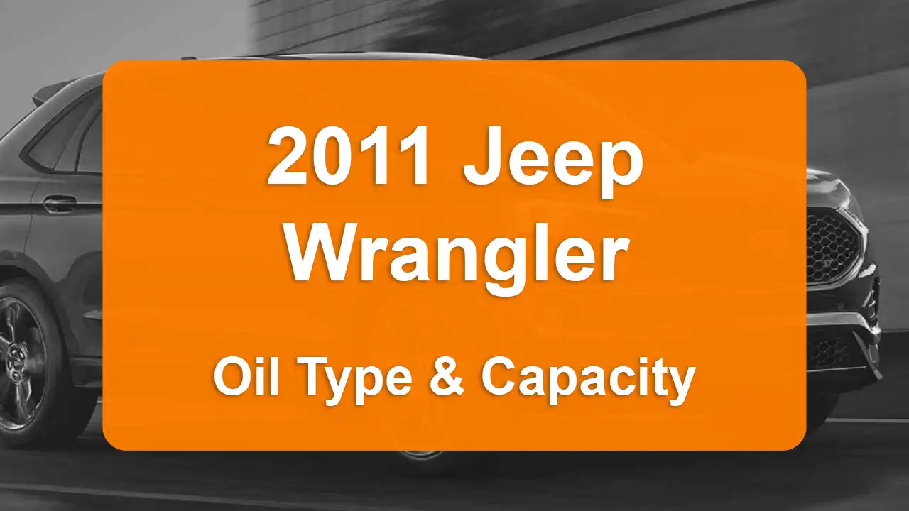 Oil Requirements and Guide - Oil Capacity: 6 quarts - Oil Type/Viscosity: SAE 5W-20 - Oil Filter: .