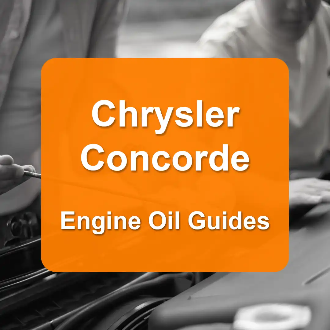 Chrysler Concorde Engine Oil Capacities and Oil Types (All Years)