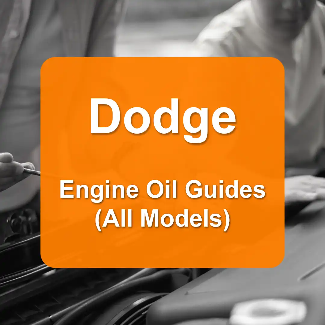 Dodge Engine Oil Capacities and Oil Types (All Models)