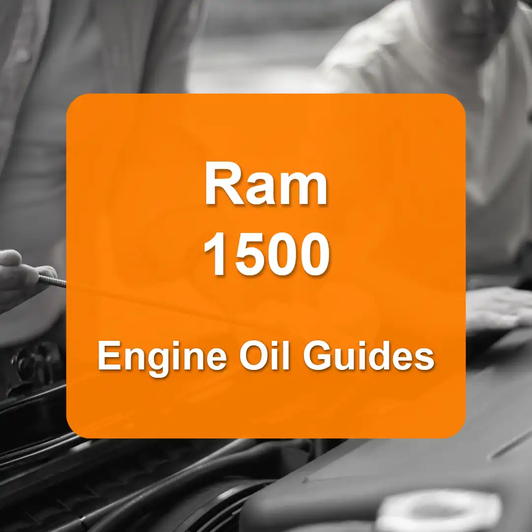 Ram 1500 Engine Oil Capacities and Oil Types (All Years)