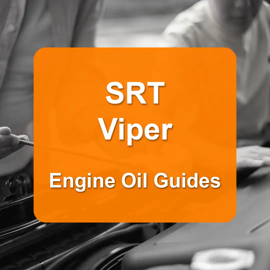SRT Viper Engine Oil Capacities and Oil Types (All Years)