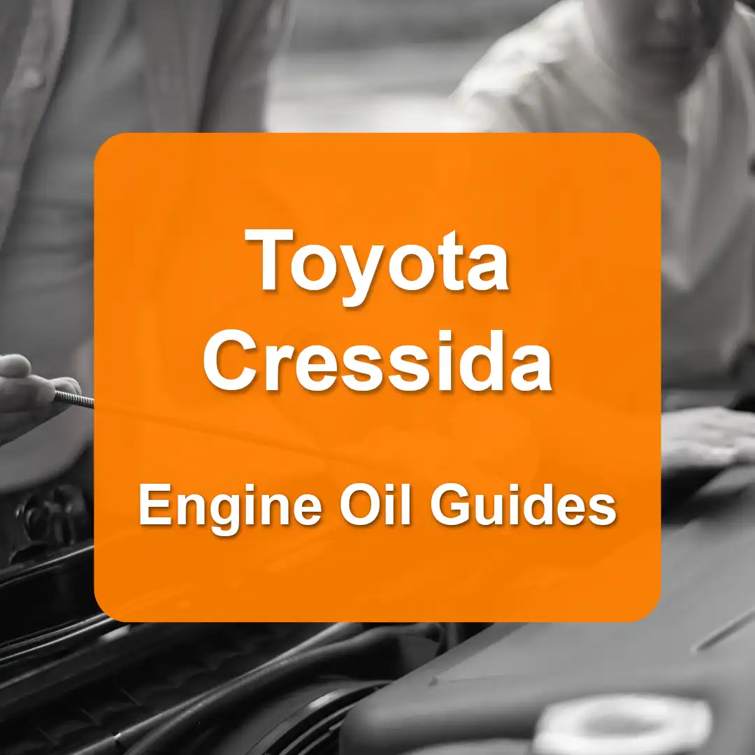 Toyota Cressida Engine Oil Capacities and Oil Types (All Years)