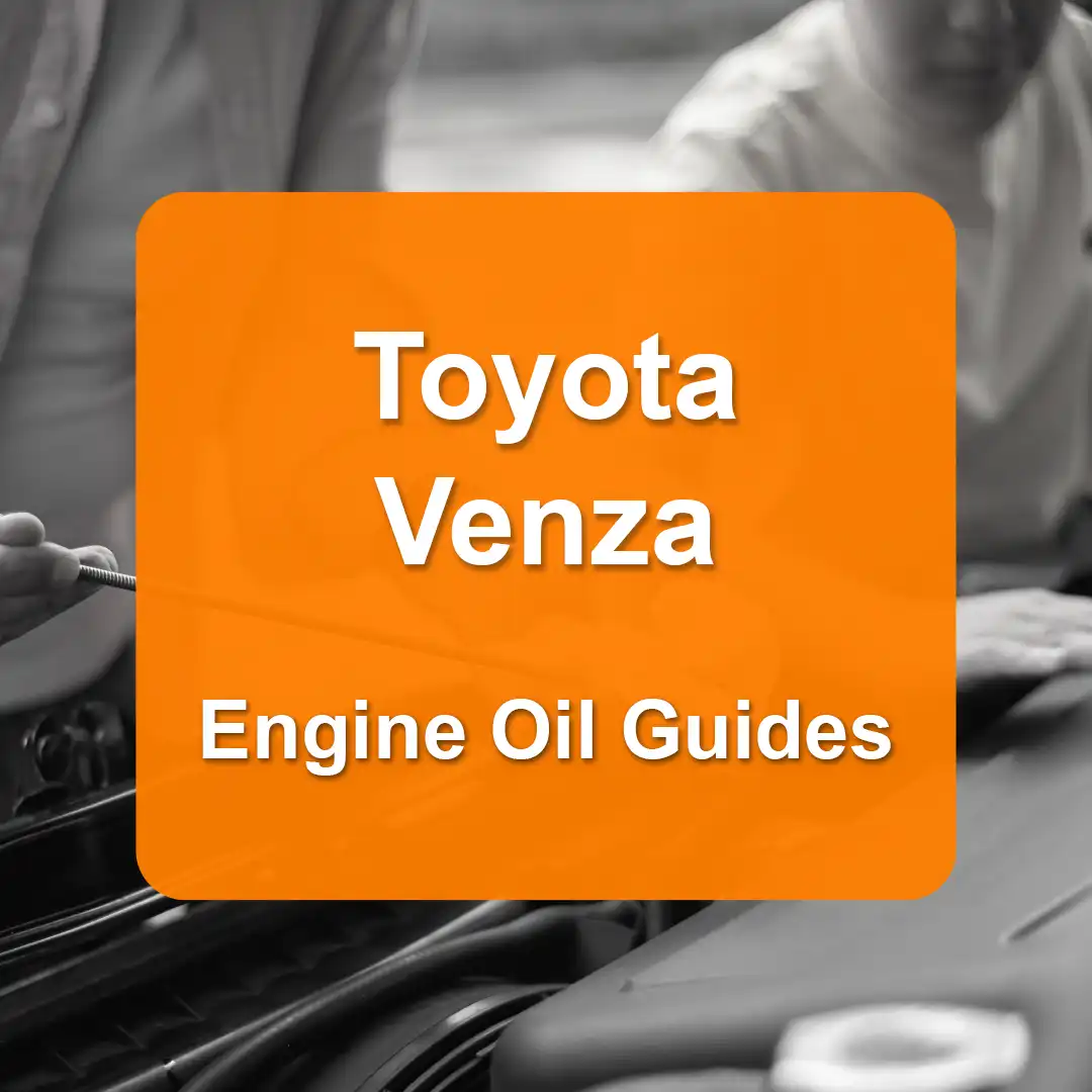 Toyota Venza Engine Oil Capacities and Oil Types (All Years)